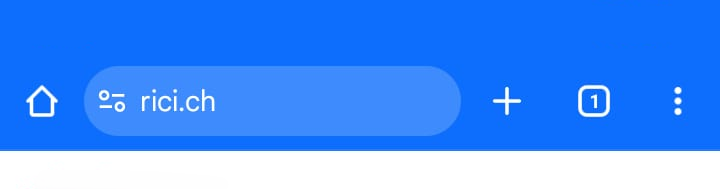 Android: Browser-Menü (3 Striche) öffnen